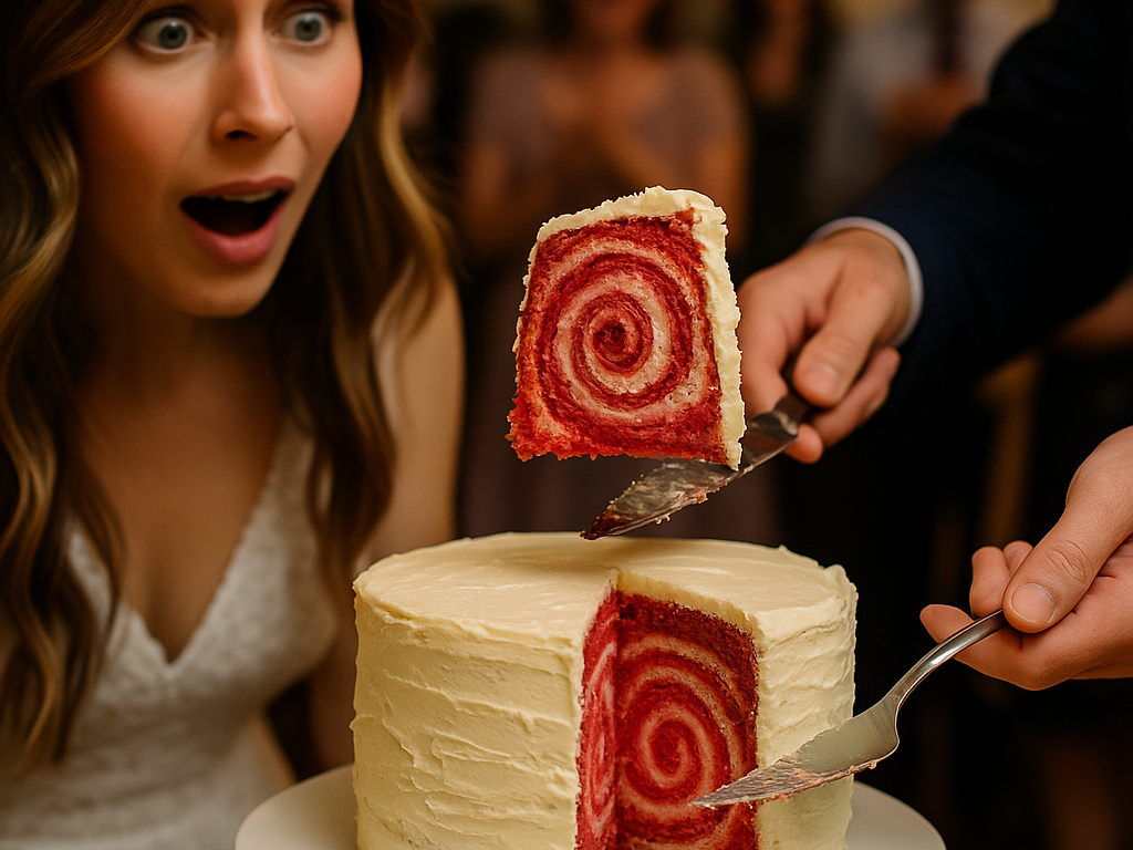 They Laughed at My Homemade Wedding Cake—Then I Cut It Open…